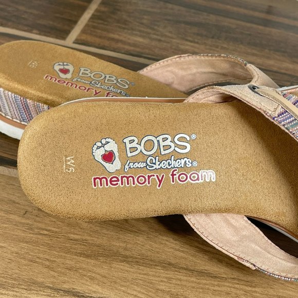 Skechers BOBS Desert Kiss Bohemian Women's Size 6 Shoes Multicolor Thong Sandals - Picture 10 of 12